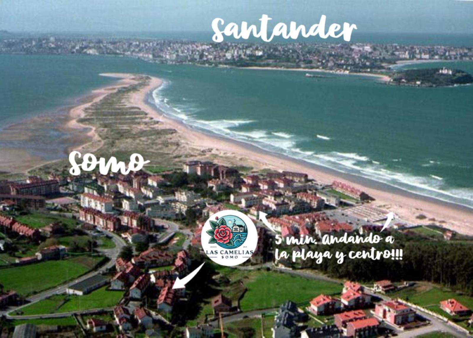 "Las Camelias Somo" Un Lugar Para Desconectar!! Vistas Al Mar!! Екстериор снимка
